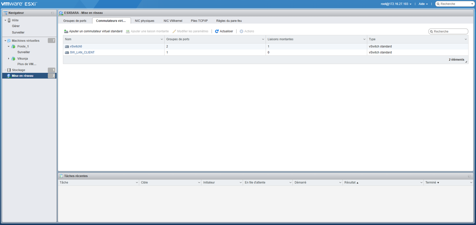 Configuration commutateur virtuel 2